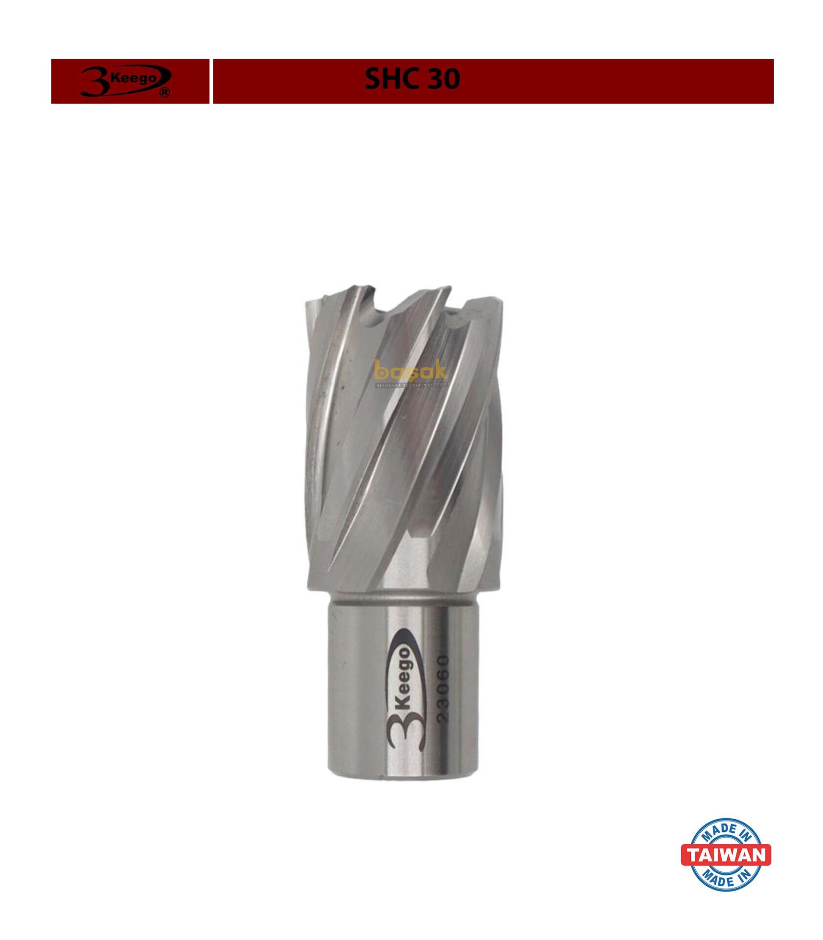 3Keego 25 x 30 mm HSS Manyetik Matkap Ucu SHC30