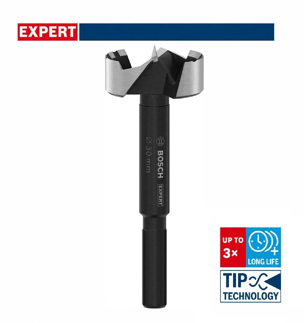 Bosch Expert 30 mm Sert Ahşap Menteşe Yeri Açma Ucu 2608901834