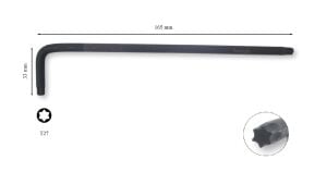 Ceta Form T27 L Uzun Torx Allen (Alyan) Anahtar 727L