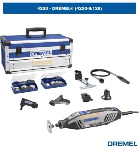 Dremel 4250 6/128 Parça En Kapsamlı Dremel Kiti F0134250JK