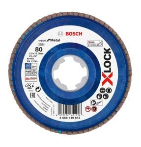 Bosch X-LOCK Flap Disk 115 mm 80 Kum Plastik Taban X551 2608619813