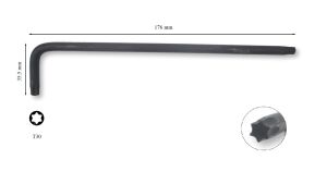 Ceta Form T30 L Uzun Torx Allen (Alyan) Anahtar 730L