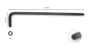 Ceta Form T30 L Uzun Torx Allen (Alyan) Anahtar 730L