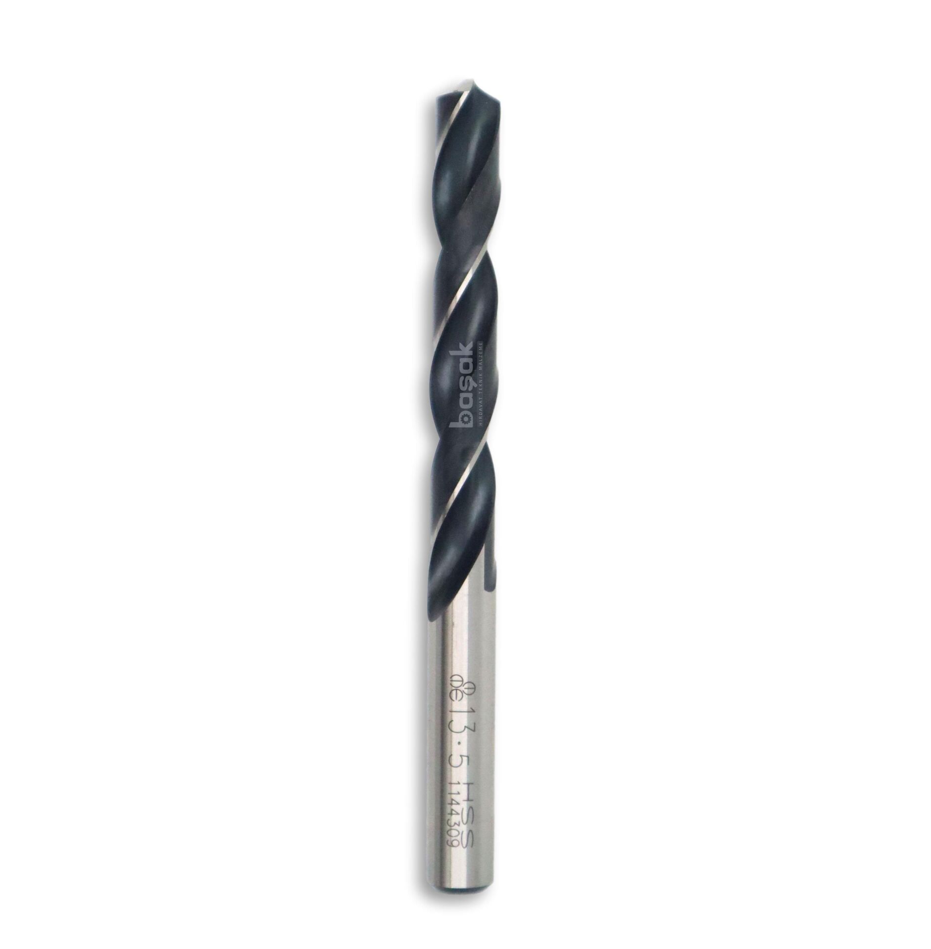 MTE 13,5 mm Taşlanmış Metal Matkap Ucu HSS DIN 338