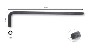Ceta Form T40 L Uzun Torx Allen (Alyan) Anahtar 740L