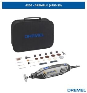 Dremel 4250 EZ Speedclic dahil 35 Aksesuarlı 175W El Motoru F0134250JA