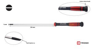 Ceta Form 3 x 150 mm Elektronikçi Düz Tornavida H01-30-150