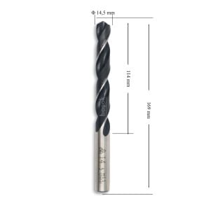 MTE 14,5 mm Taşlanmış Metal Matkap Ucu HSS DIN 338