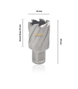 3Keego 29 x 30 mm HSS Manyetik Matkap Ucu SHC30