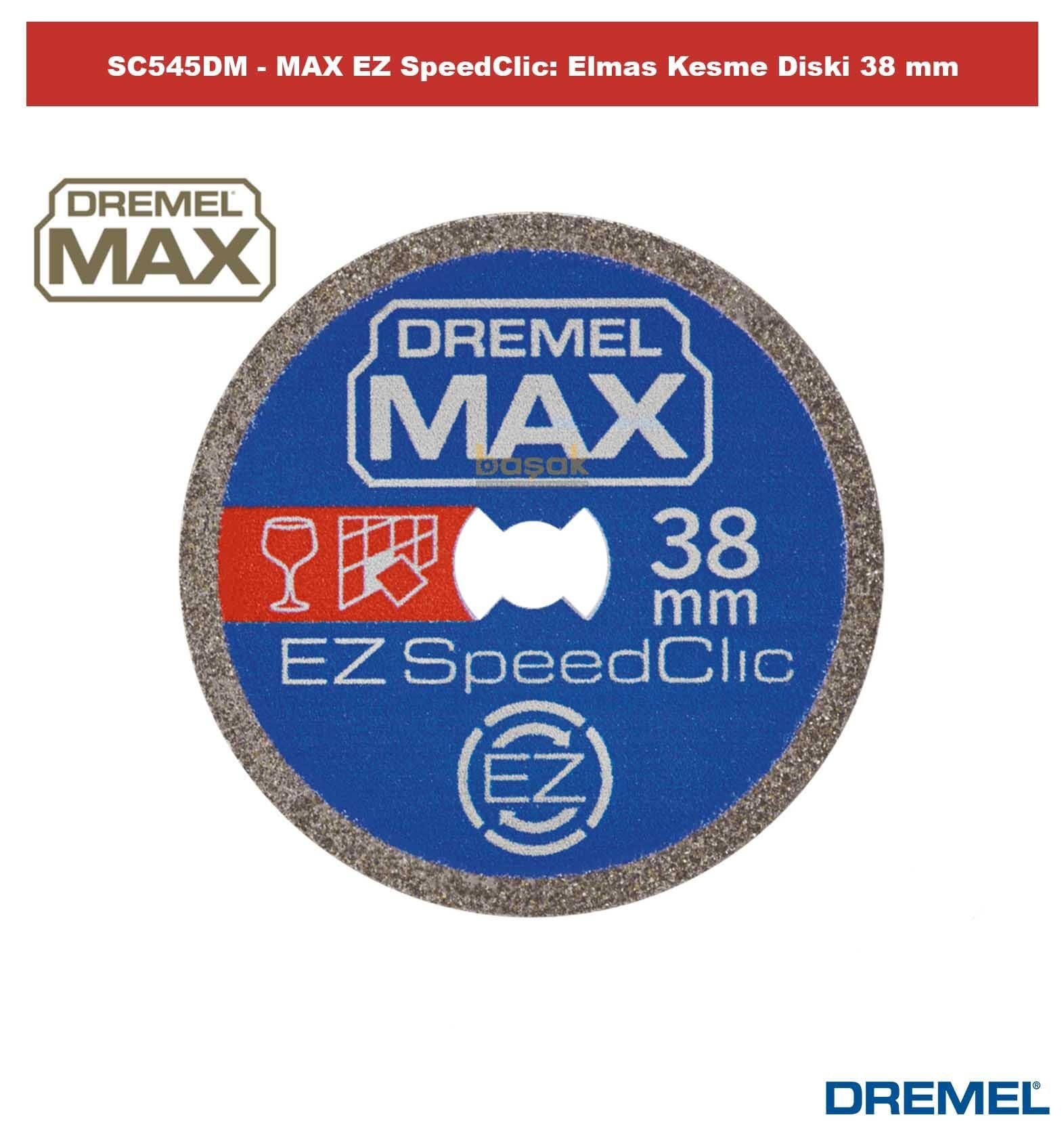 Dremel SC545DM MAX EZ SpeedClic: Elmas Kesme Diski 2615S545DM