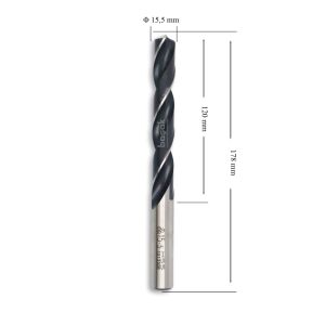 MTE 15,5 mm Taşlanmış Metal Matkap Ucu HSS DIN 338