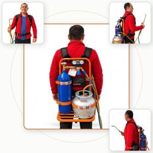Yıldız Sırt Tipi Oksijen LPG (Boş) Mobil Kaynak Seti 553616P-PRO
