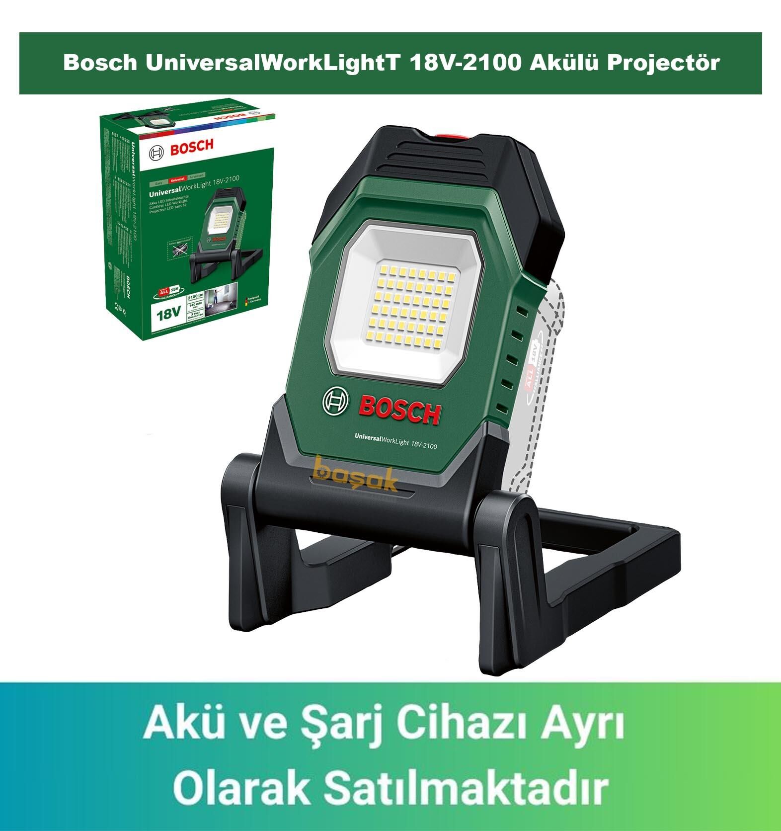 Bosch UniversalWorkLightT 18V-2100 Akülü Projectör (Akü ve Şarj Yoktur) 06039A1300