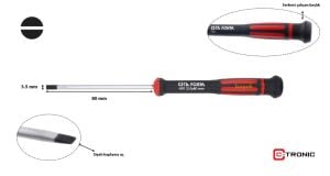Ceta Form 3,5 x 80 mm Elektronikçi Düz Tornavida H01-35-080