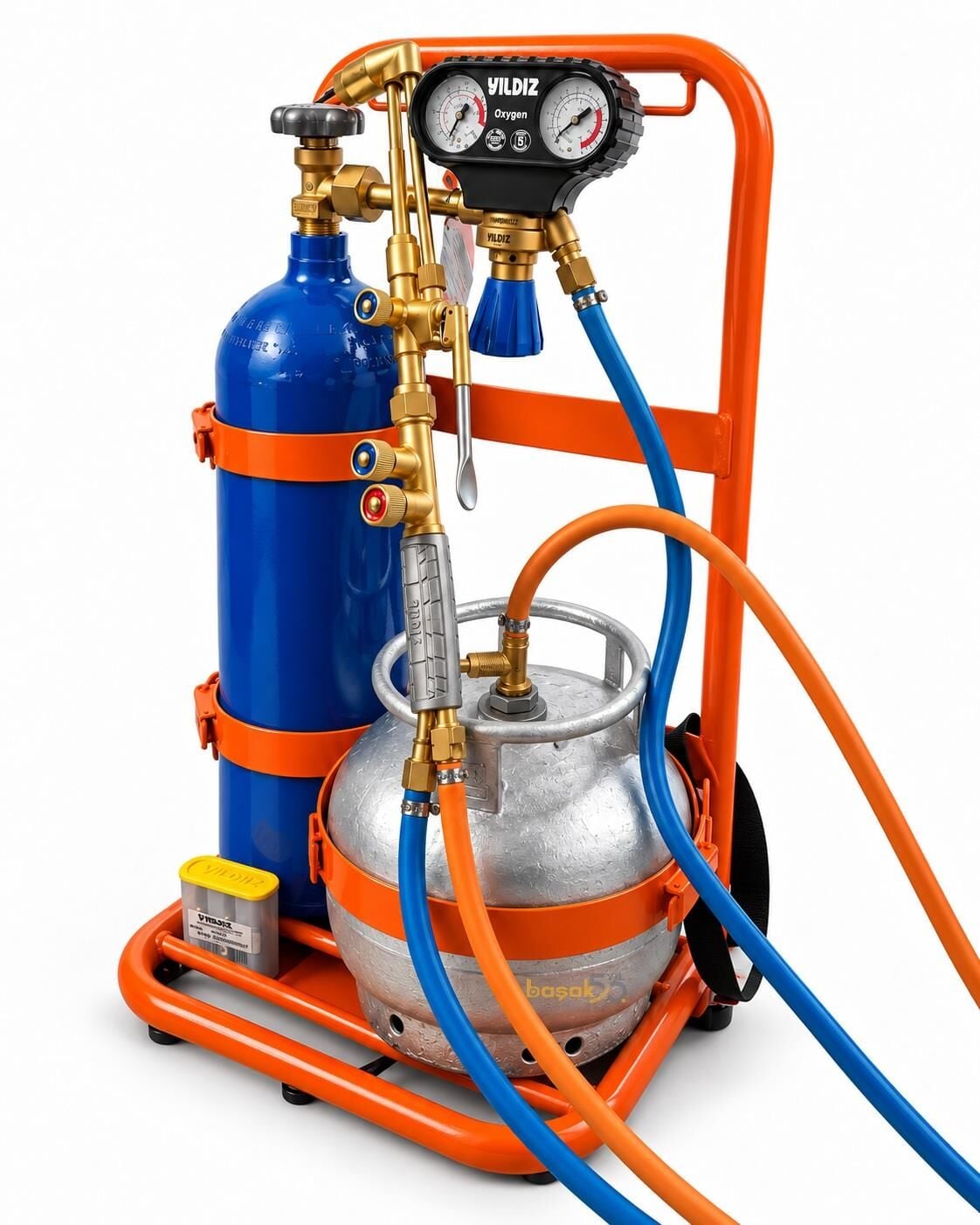 Yıldız El Tipi Oksijen LPG (Boş) Mobil Kesme Seti 554416P-ECO