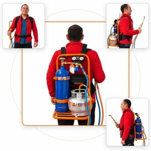 Yıldız Sırt Tipi Oksijen LPG (Boş) Mobil Kesme Seti 554416P-PRO