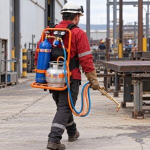 Yıldız Sırt Tipi Oksijen LPG (Boş) Mobil Kesme Seti 554416P-PRO