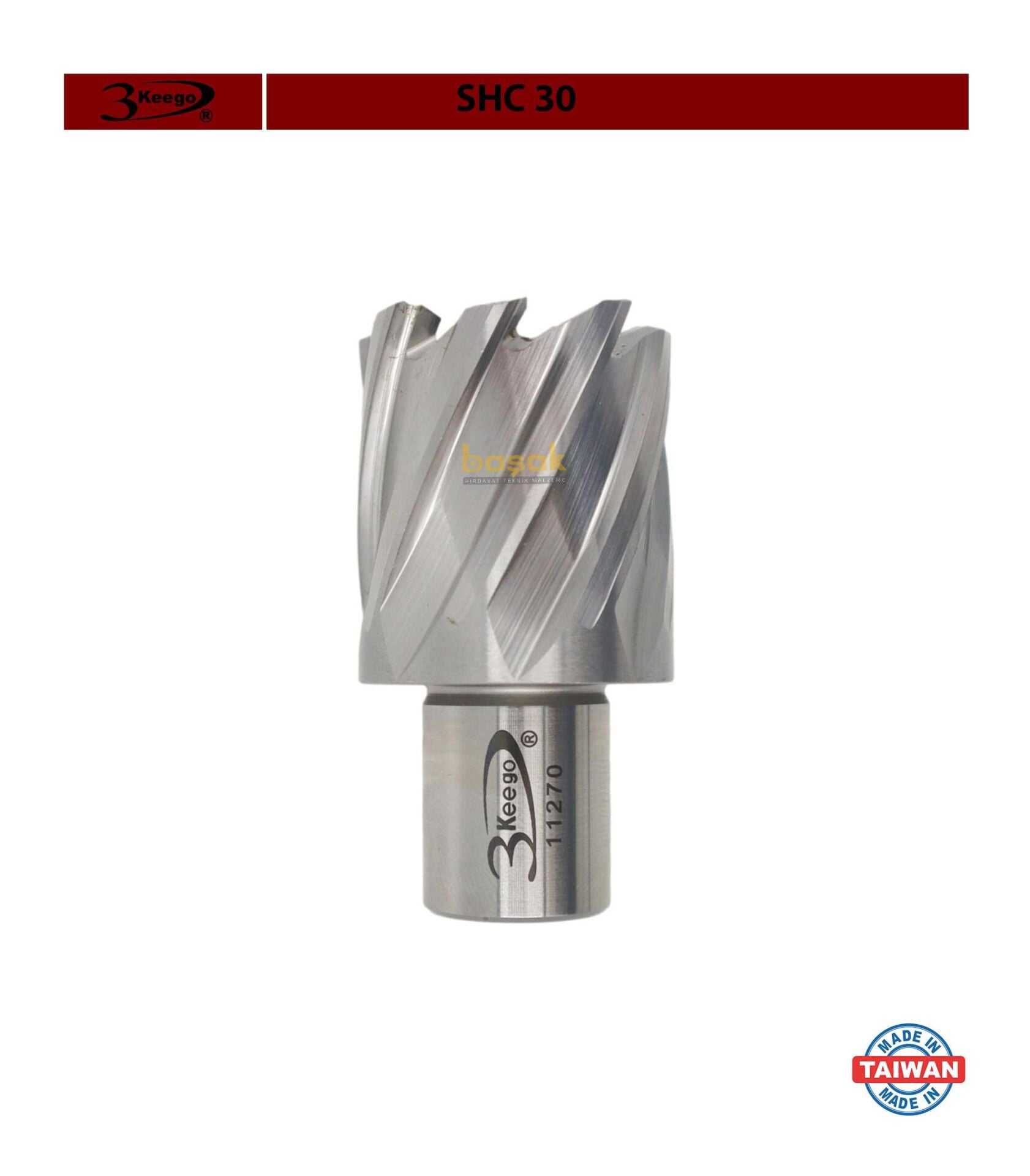 3Keego 32 x 30 mm HSS Manyetik Matkap Ucu SHC30