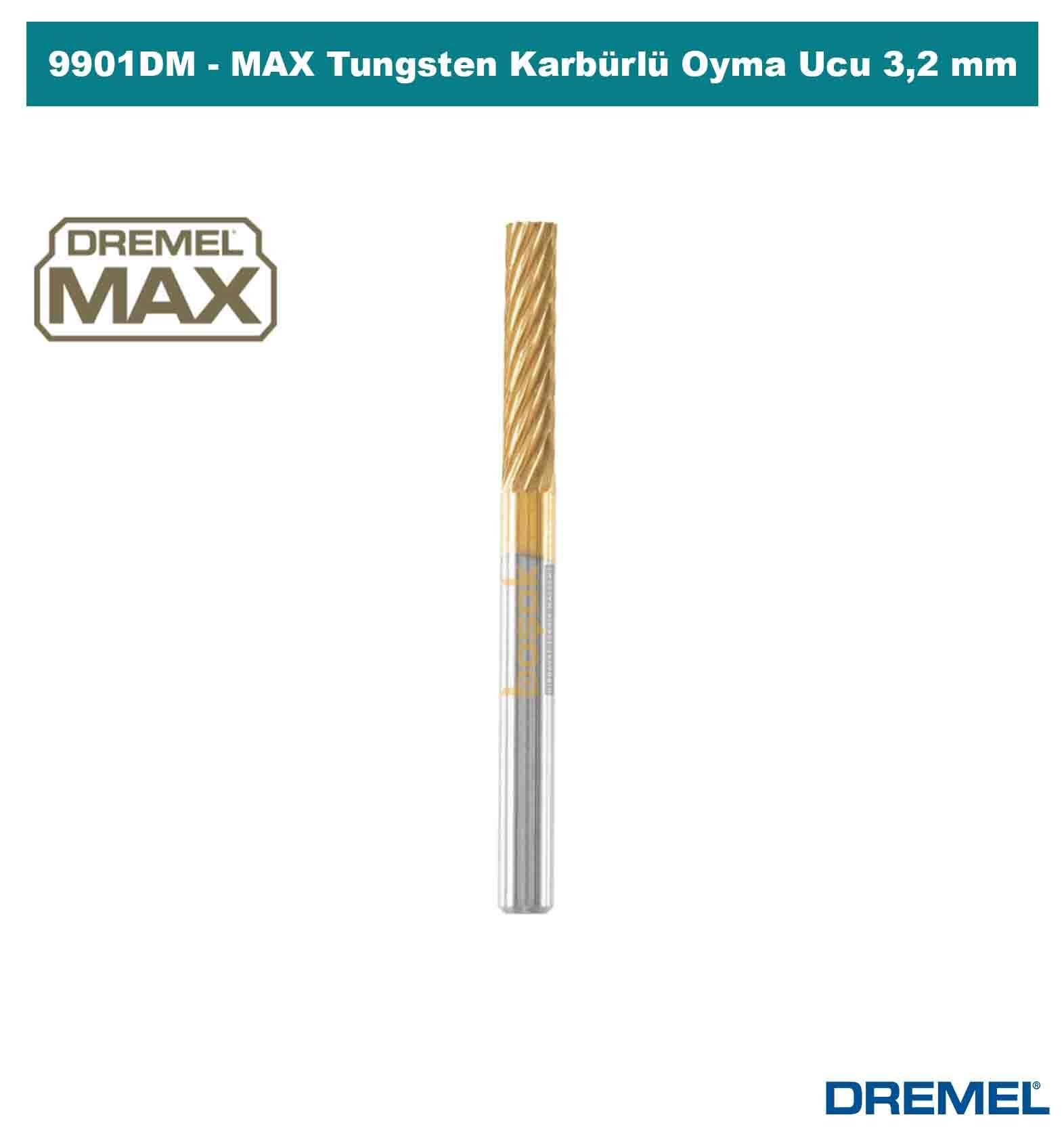 Dremel 9901DM MAX Tungsten Karbit Freze 3,2mm 26159901DM