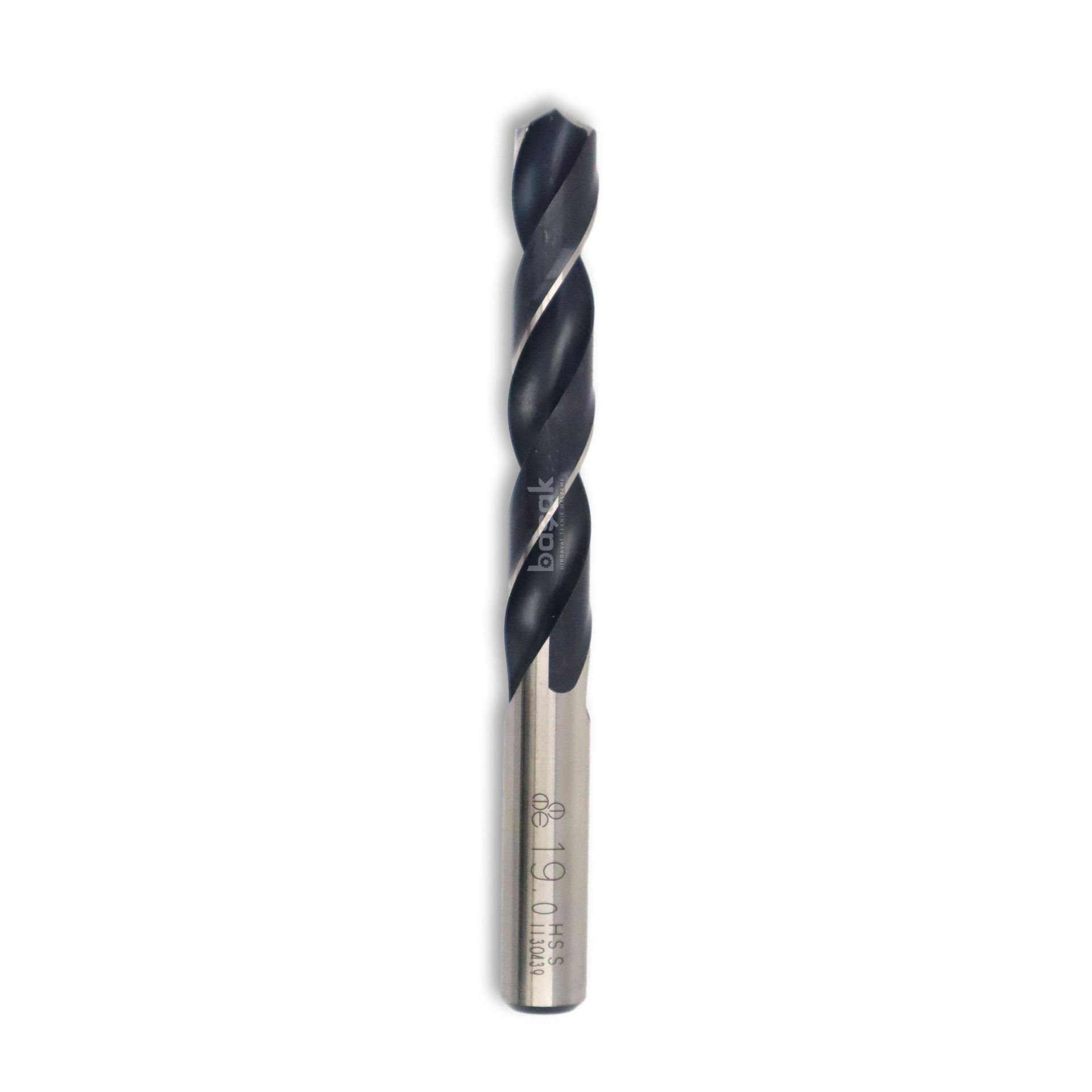 MTE 19 mm Taşlanmış Metal Matkap Ucu HSS DIN 338