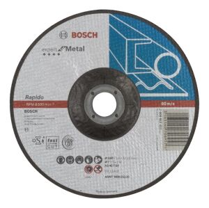 Bosch 180x1,6 mm Expert Metal Kesme Taşı Rapido Bombeli 2608603403