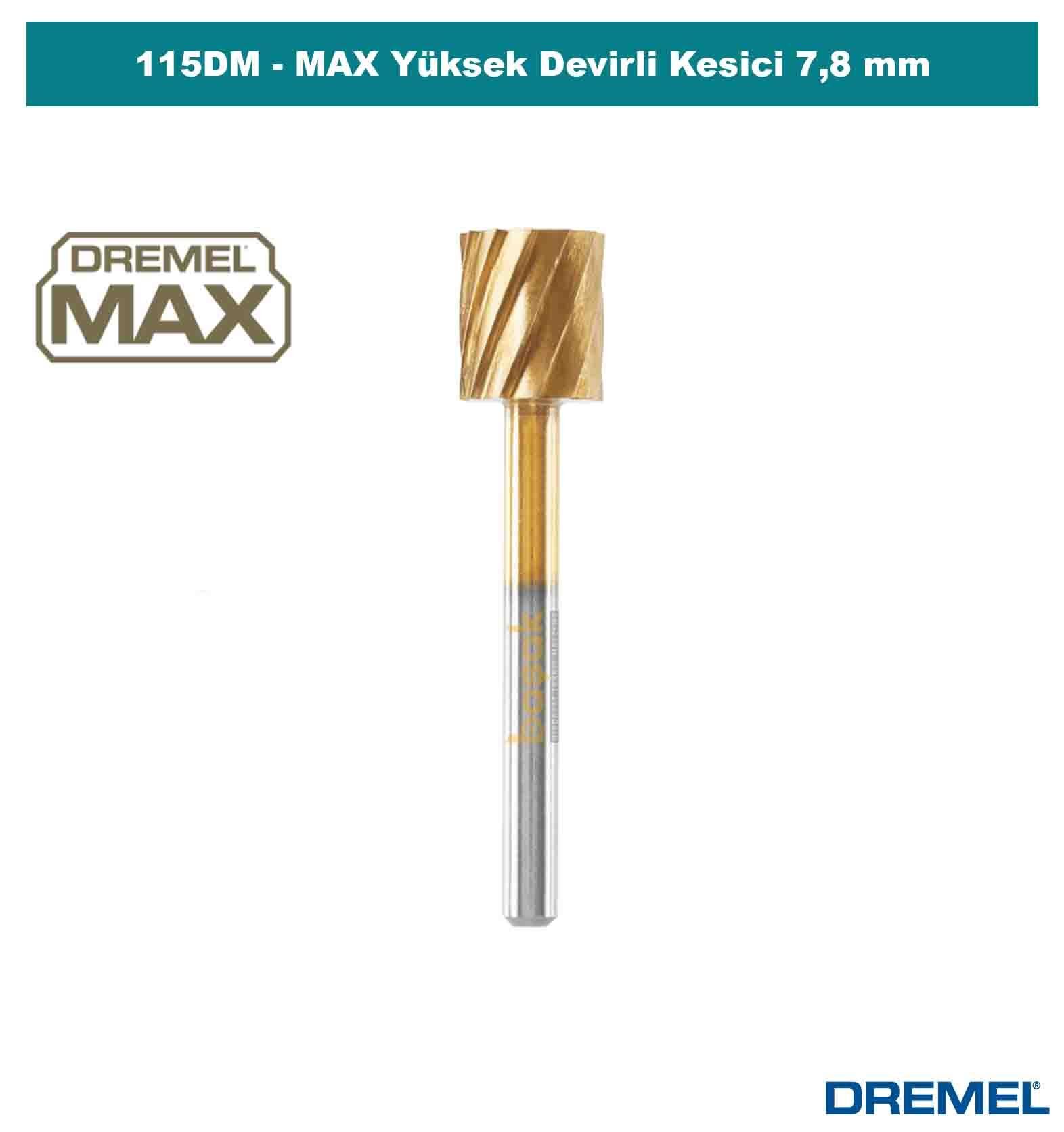 Dremel 115DM MAX Yüksek Devirli Kesici 7,8 mm (2 adet)