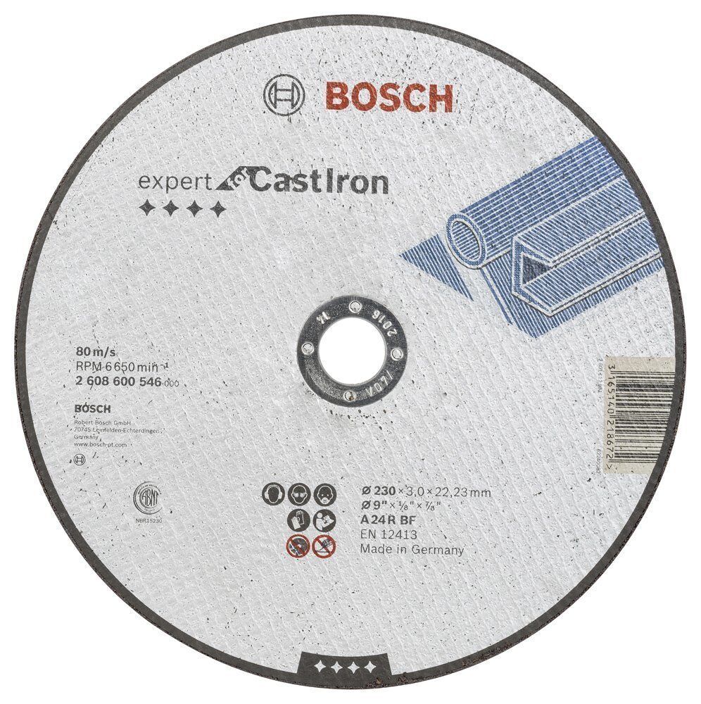 Bosch 230x3 mm Expert Döküm Kesme Taşı Düz 2608600546