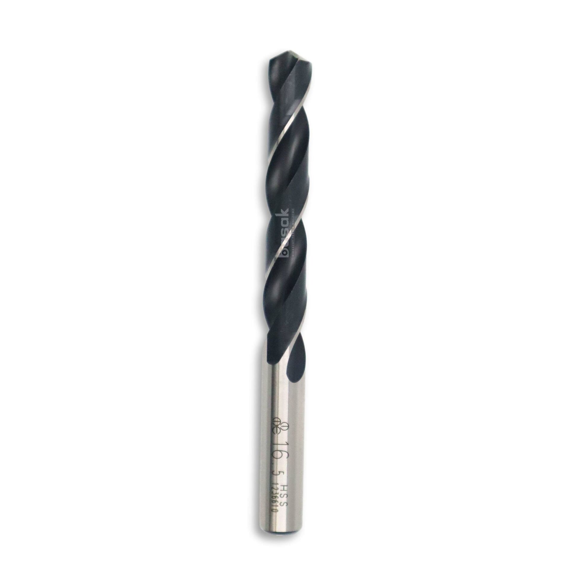 MTE 16,5 mm Taşlanmış Metal Matkap Ucu HSS DIN 338