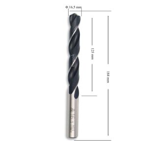 MTE 16,5 mm Taşlanmış Metal Matkap Ucu HSS DIN 338
