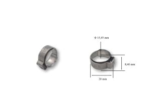 Oetiker 16 mm Paslanmaz Kulaklı Argon Kelepçesi (adet fiyatıdır)