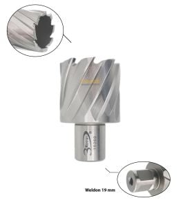 3Keego 37 x 30 mm HSS Manyetik Matkap Ucu SHC30