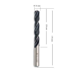 MTE 16 mm Taşlanmış Metal Matkap Ucu HSS DIN 338