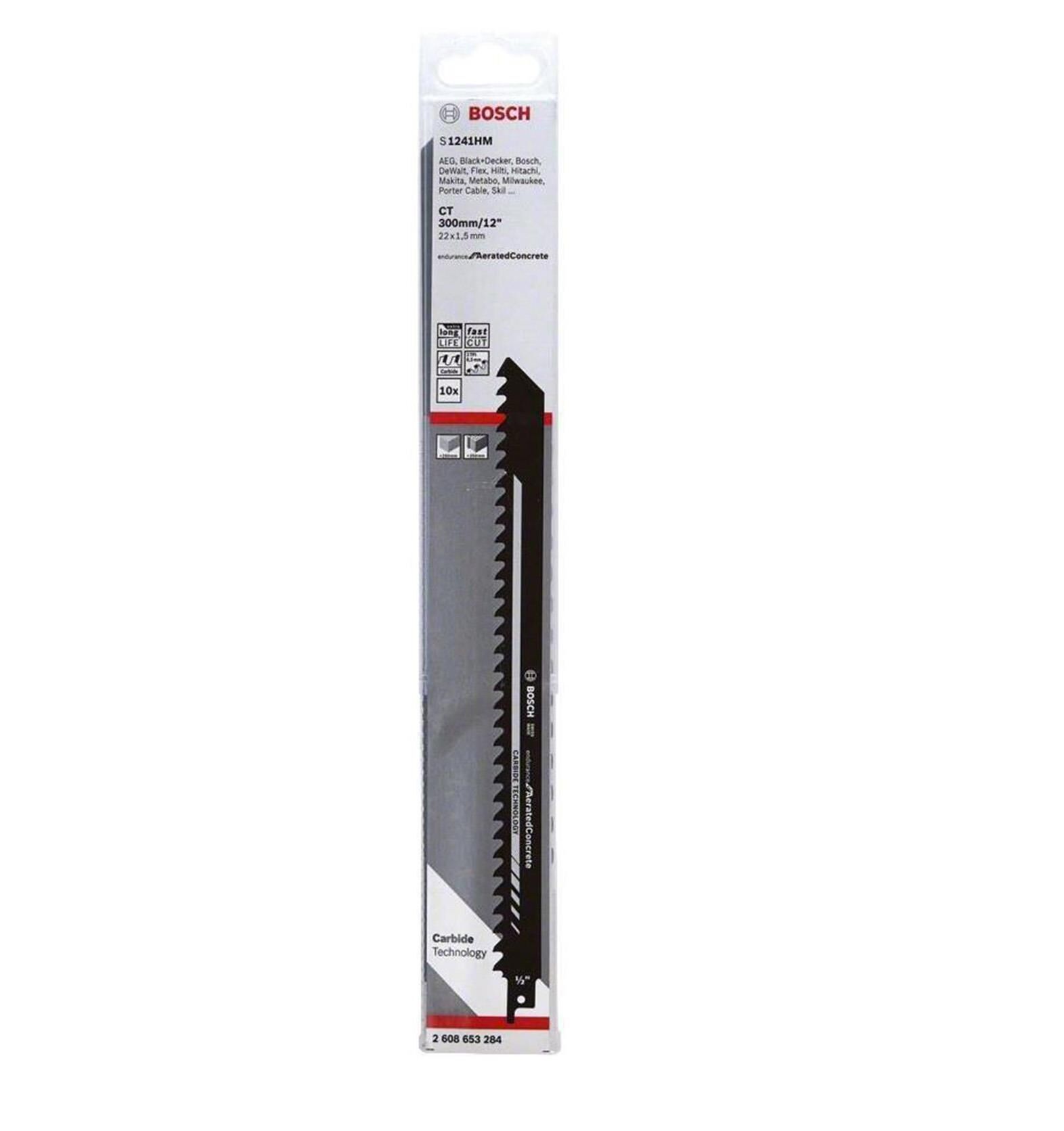 Bosch S 1241 HM 250mm 10'lu GazBeton-Ytong Panter Testere 2608653284
