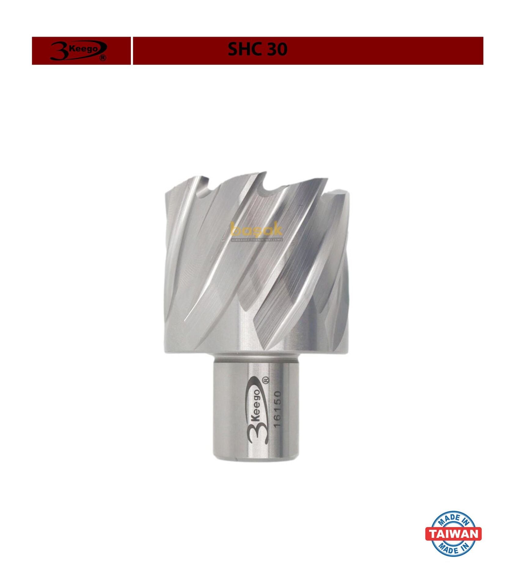 3Keego 41 x 30 mm HSS Manyetik Matkap Ucu SHC30