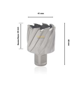3Keego 41 x 30 mm HSS Manyetik Matkap Ucu SHC30
