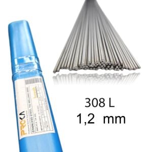 Proka ER 308L 1,2 mm Tig-Argon Paslanmaz Kaynak Teli 5 kg