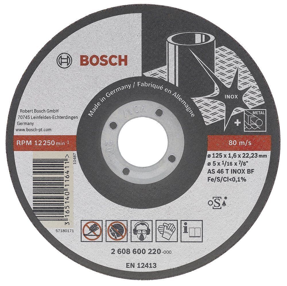 Bosch 115x1 mm Inox Kesme Taşı Rapido Turbo Seri 2608602220