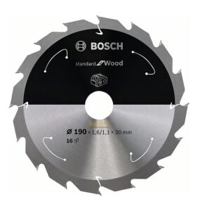 Bosch Pro 190x30 mm 16 Diş Akülü Daire Testere 2608837706