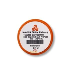 MTE UNF 7/16 Pafta İnce Vidalı HSS DIN 223/B