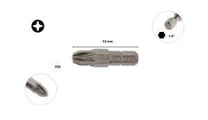 Ceta Form PZ 4 x 32 mm Yıldız Uçlu Bits  CB/354