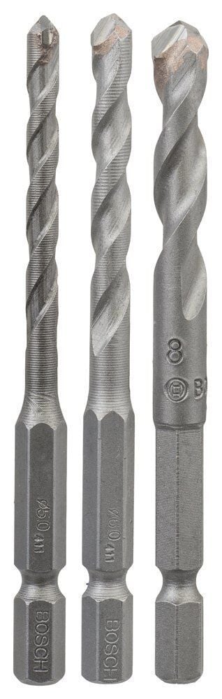 Bosch HEX-9 Seramik Matkap ucu Seti 5-6-8 mm 2608589527