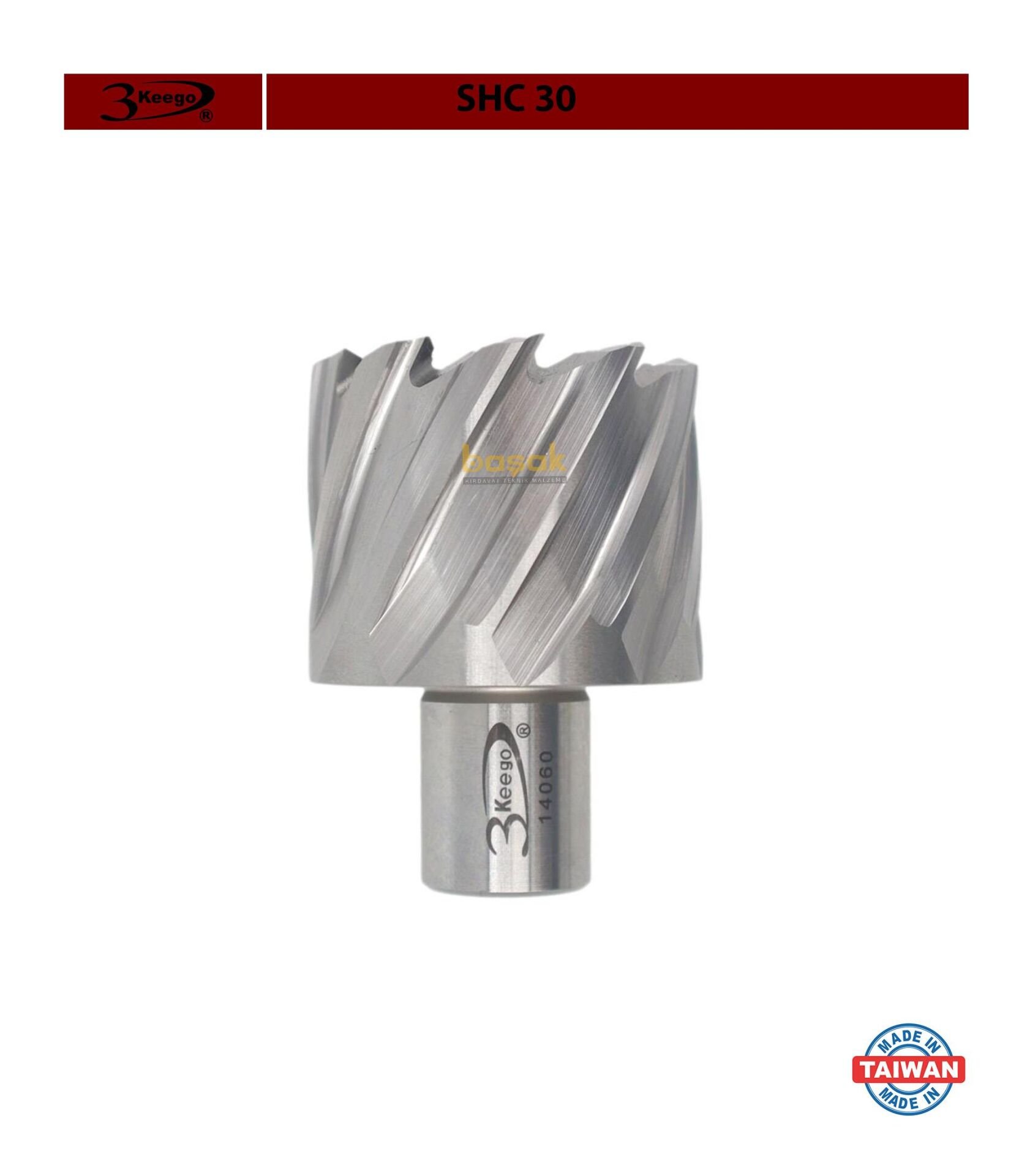 3Keego 44 x 30 mm HSS Manyetik Matkap Ucu SHC30