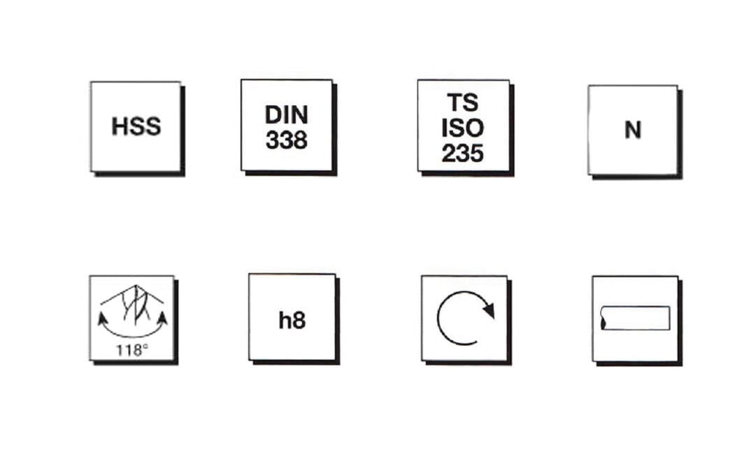 MTE 20,5 mm Taşlanmış Metal Matkap Ucu HSS DIN 338