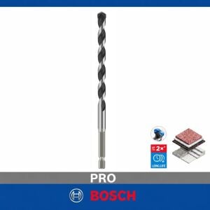 Bosch PRO HEX-5 9 x 150 mm Karbür Uçlu Beton Matkap Ucu 2608706989