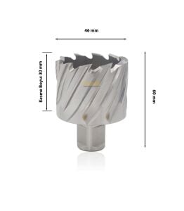 3Keego 46 x 30 mm HSS Manyetik Matkap Ucu SHC30