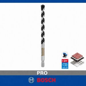 Bosch PRO HEX-5 10 x 200 mm Karbür Uçlu Beton Matkap Ucu 2608706991