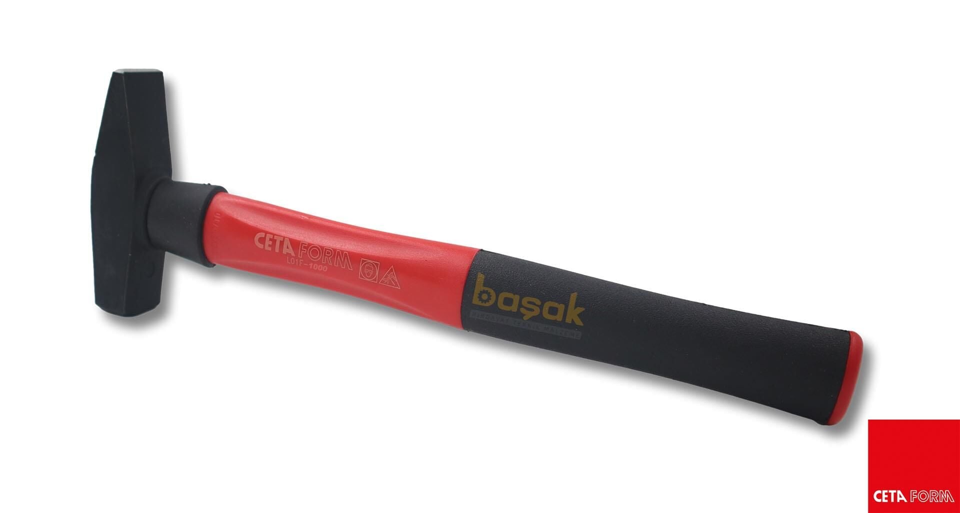 Ceta Form 1000 gr Fiber Saplı Tesviyeci Çekiç L01F-1000