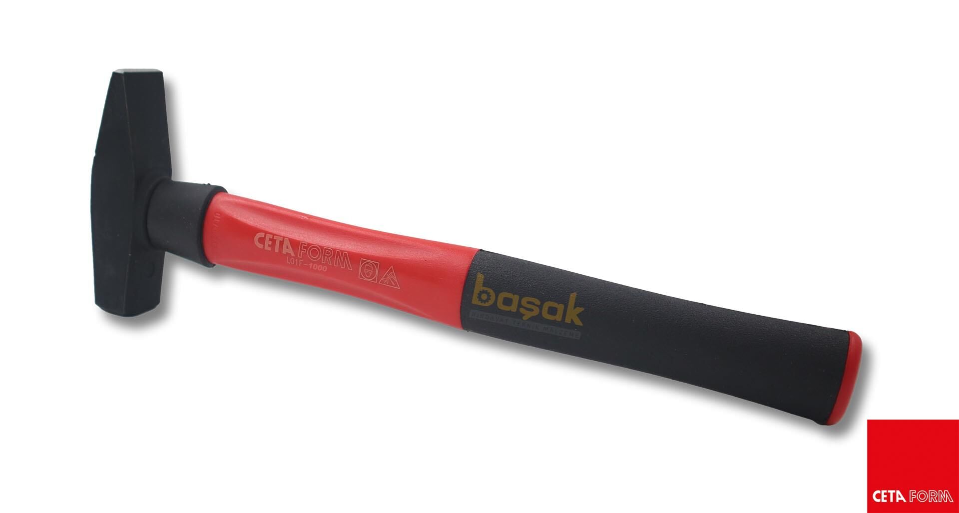 Ceta Form 1000 gr Fiber Saplı Tesviyeci Çekiç L01F-1000