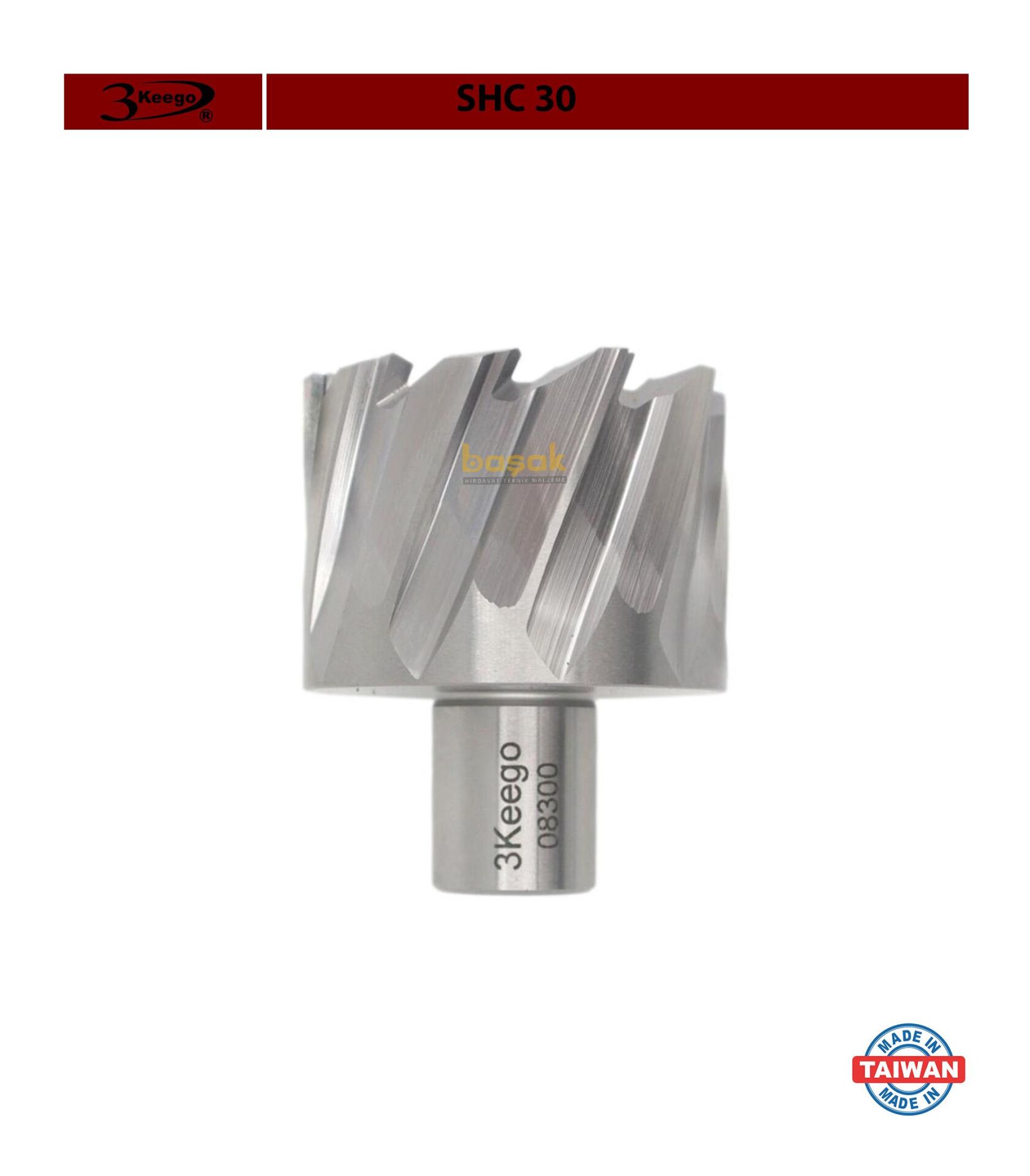 3Keego 49 x 30 mm HSS Manyetik Matkap Ucu SHC30