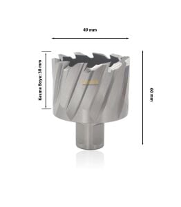 3Keego 49 x 30 mm HSS Manyetik Matkap Ucu SHC30